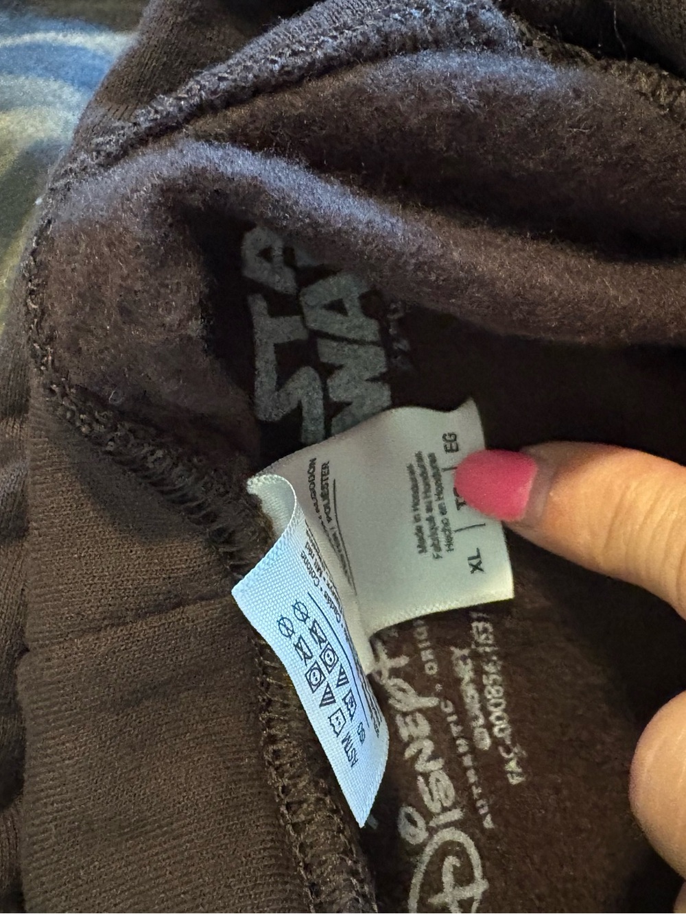 Disney Parks Star Wars Chewbacca Costume Hoodie XL Brown Pullover Wookiee - Picture 5 of 6
